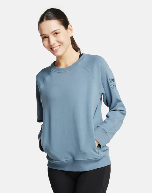 Chill Crew in Storm Blue sold by Gym+Coffee