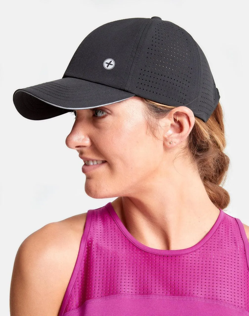 Mesh Rec Running Cap in Jet Black sold by Gym+Coffee product image thumbnail 5