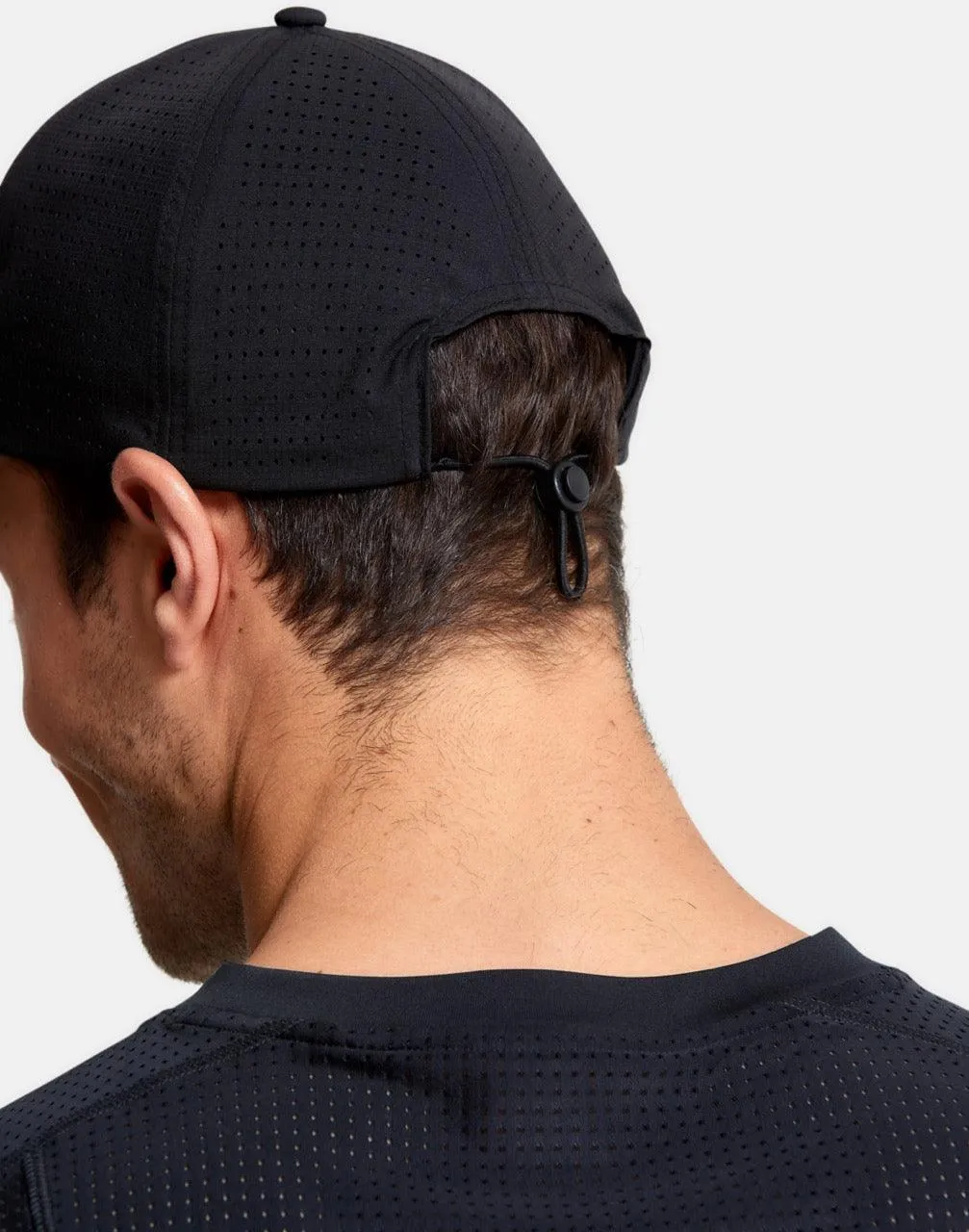 Mesh Rec Running Cap in Jet Black sold by Gym+Coffee product image thumbnail 4