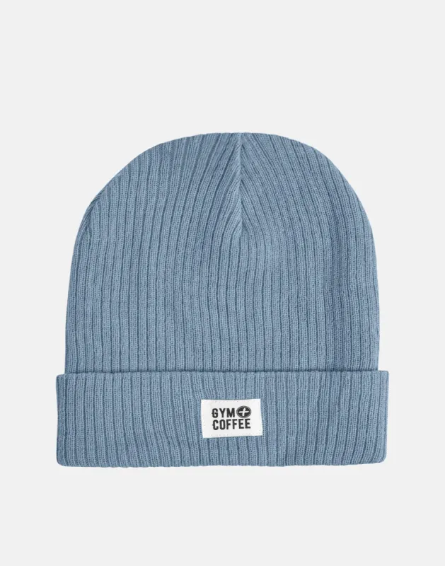 Storm Blue Beanie sold by Gym+Coffee