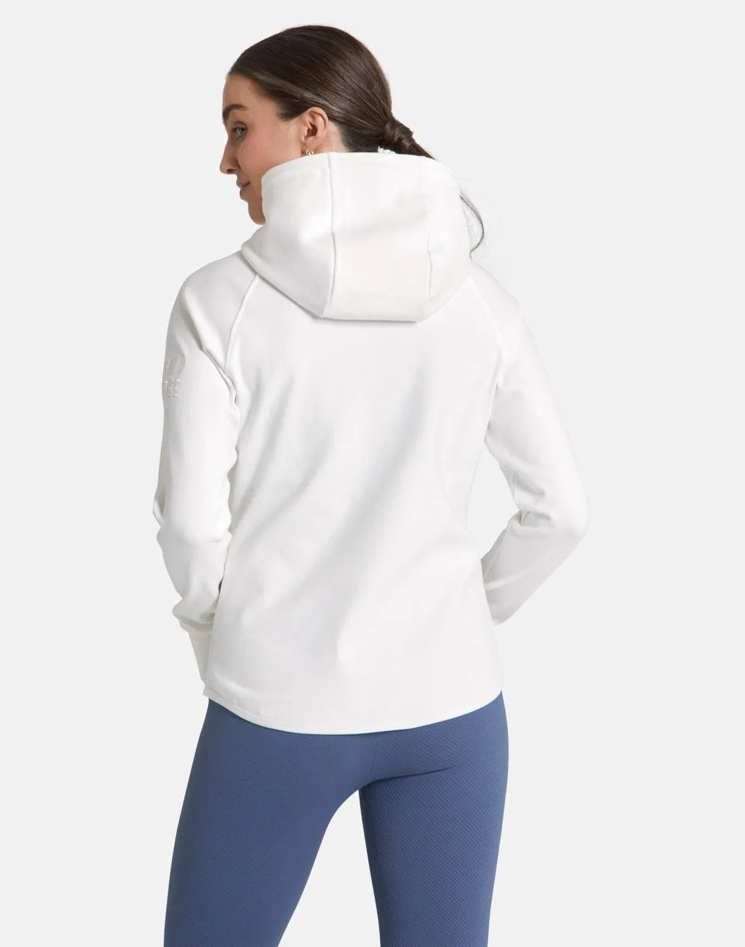 Chill Zip Hoodie in Ivory White sold by Gym+Coffee product image thumbnail 4