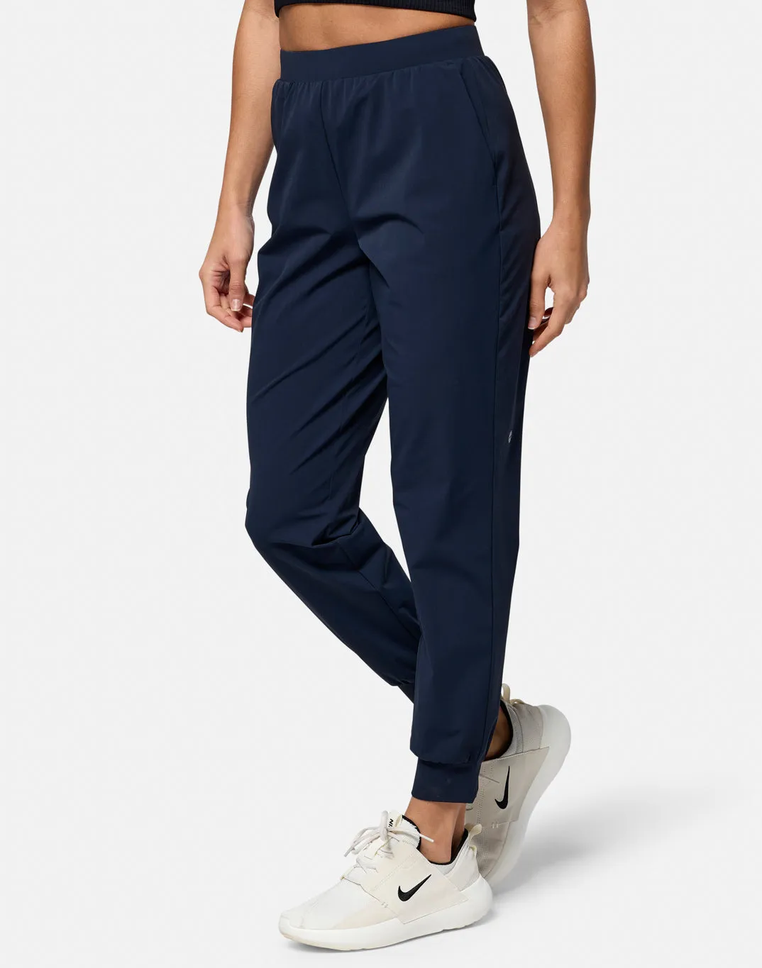 In Motion Joggers in Obsidian Blue sold by Gym+Coffee