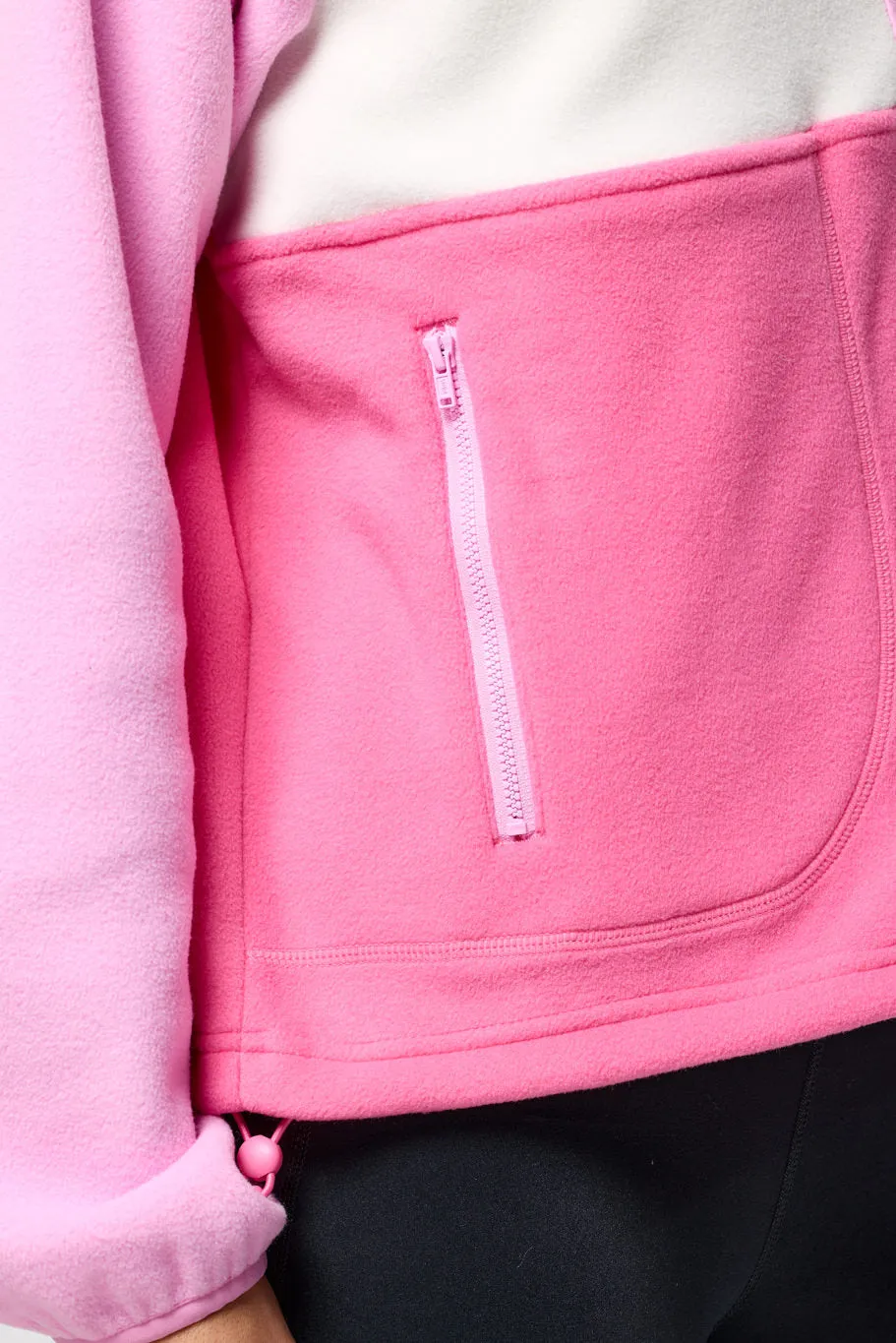 Snap Polar Fleece in Cotton Candy sold by Gym+Coffee product image thumbnail 5