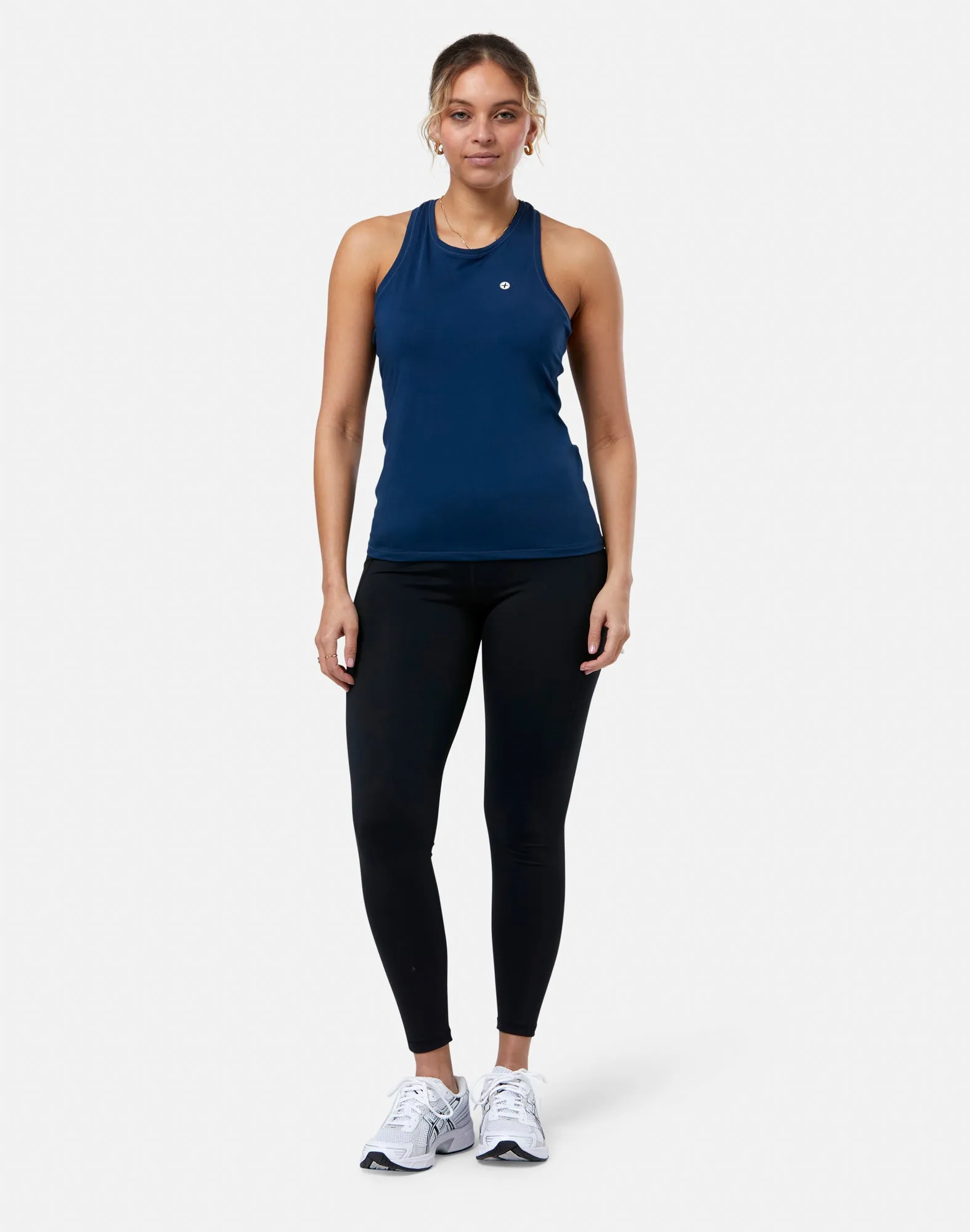 Relentless Racer Back Vest in Petrol Blue sold by Gym+Coffee product image thumbnail 2