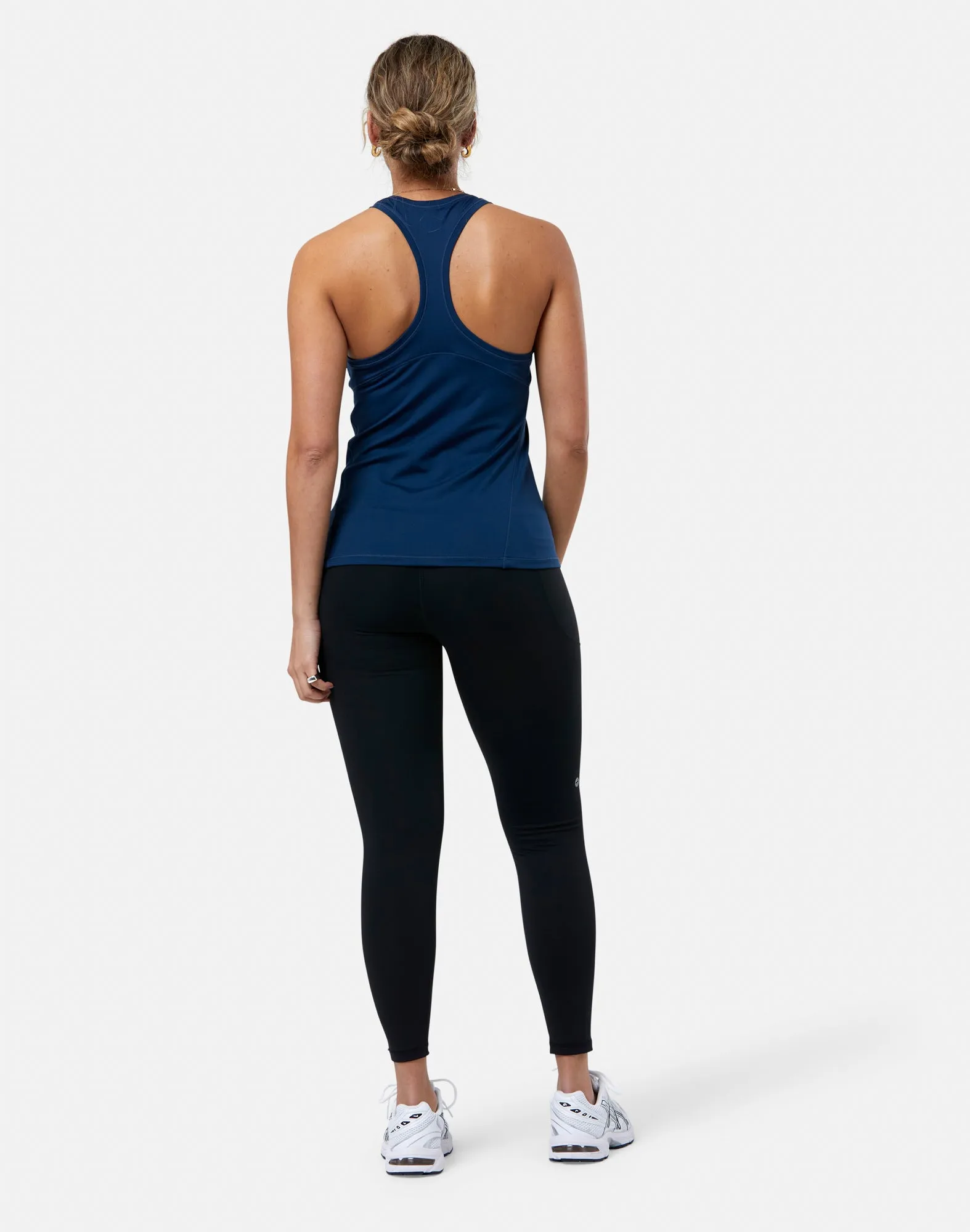 Relentless Racer Back Vest in Petrol Blue sold by Gym+Coffee product image thumbnail 3