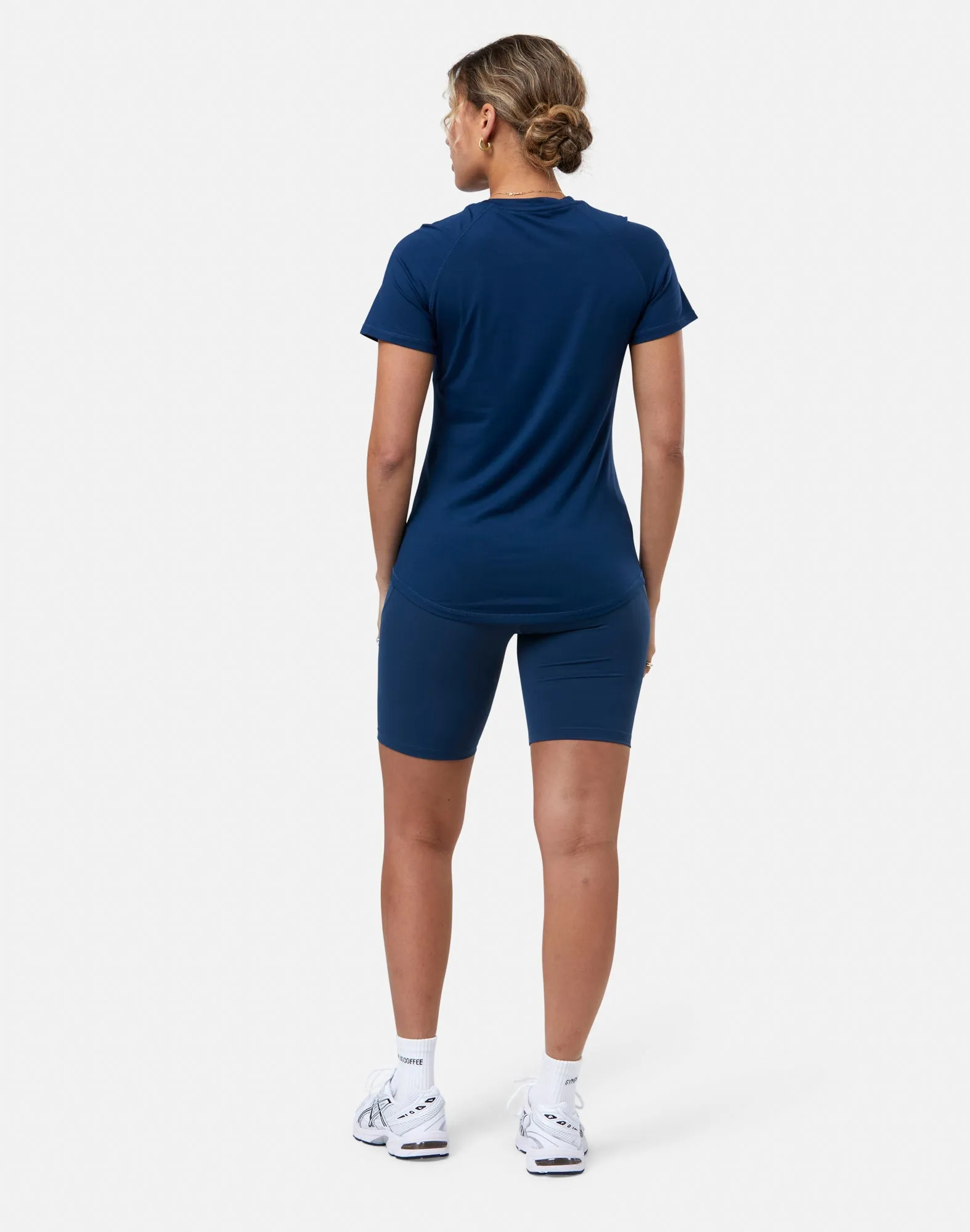 Relentless Tee in Petrol Blue sold by Gym+Coffee product image thumbnail 3