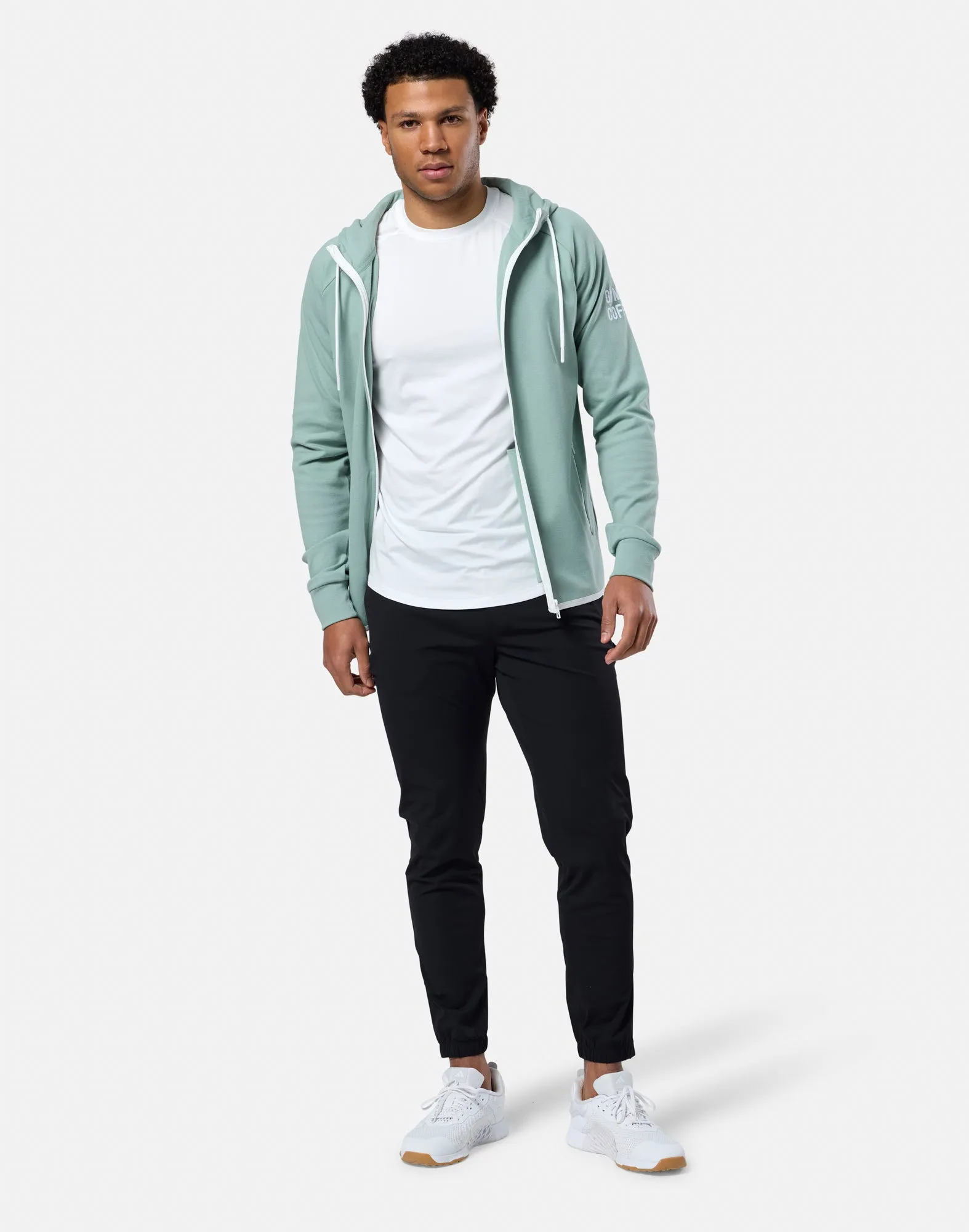 Chill Zip Hoodie in Summer Green sold by Gym+Coffee product image thumbnail 3