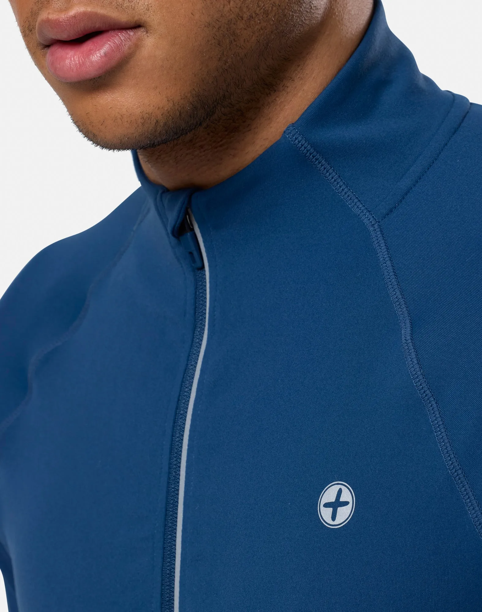 Relentless 1/4 Zip in Petrol Blue sold by Gym+Coffee product image thumbnail 4