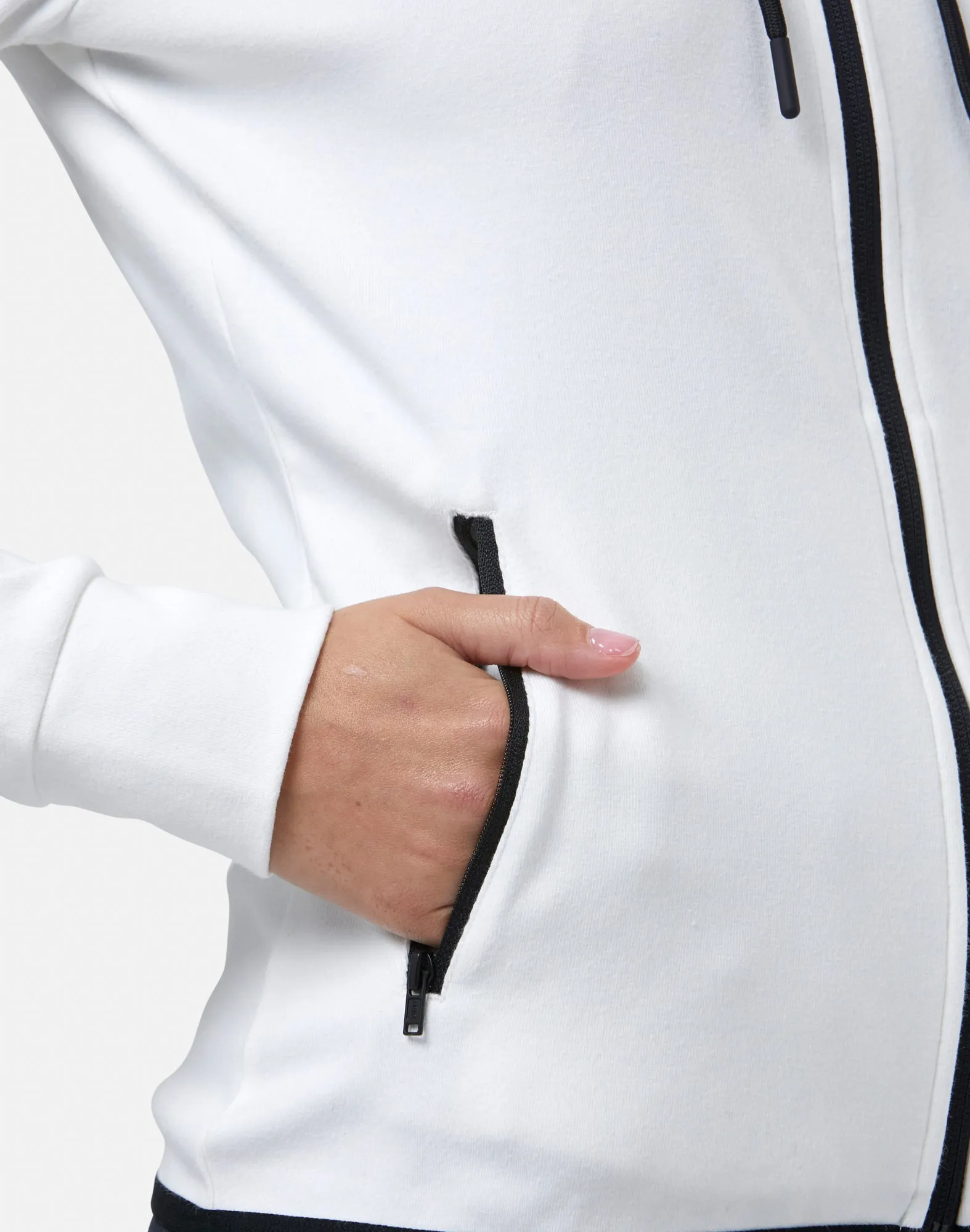 Chill Zip Hoodie in Ultra White sold by Gym+Coffee product image thumbnail 5