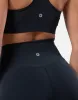 Soft-Motion 7/8 Legging in Black sold by Gym+Coffee