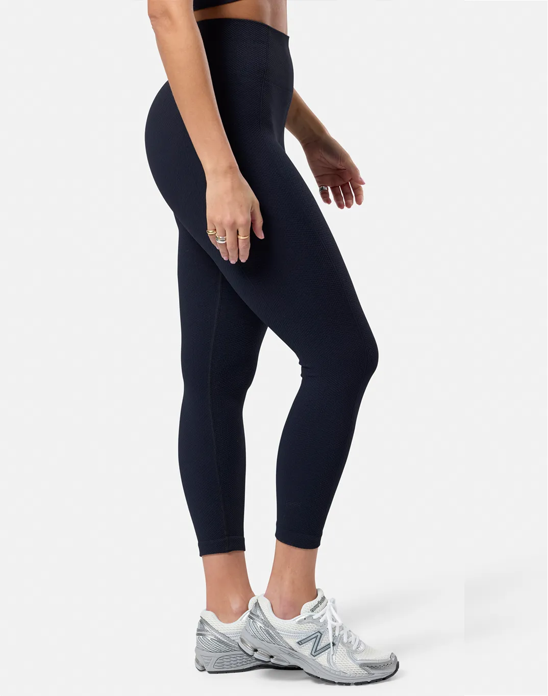 Lotus Lounge Legging in Black sold by Gym+Coffee