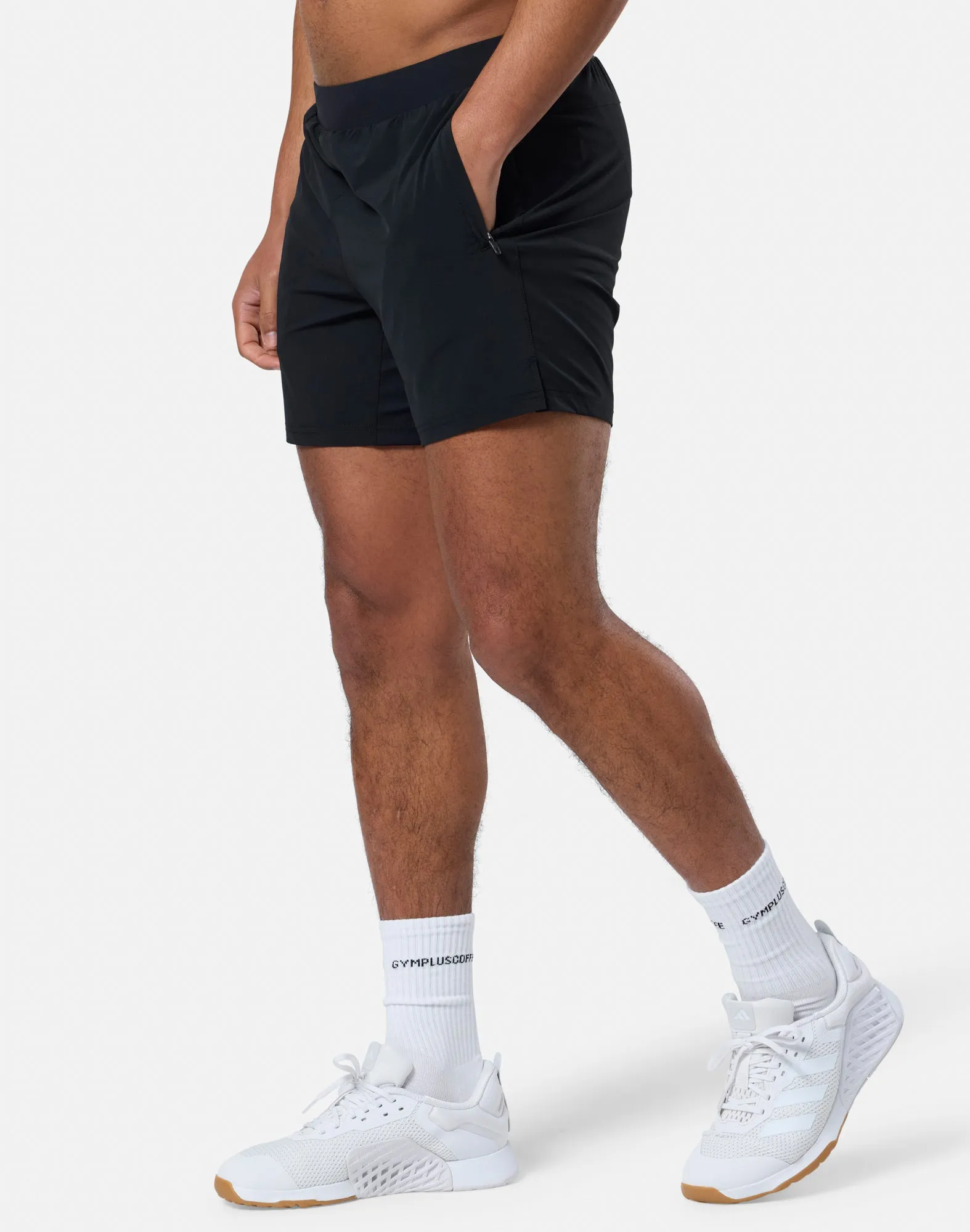 Essential 6" Shorts in Black sold by Gym+Coffee