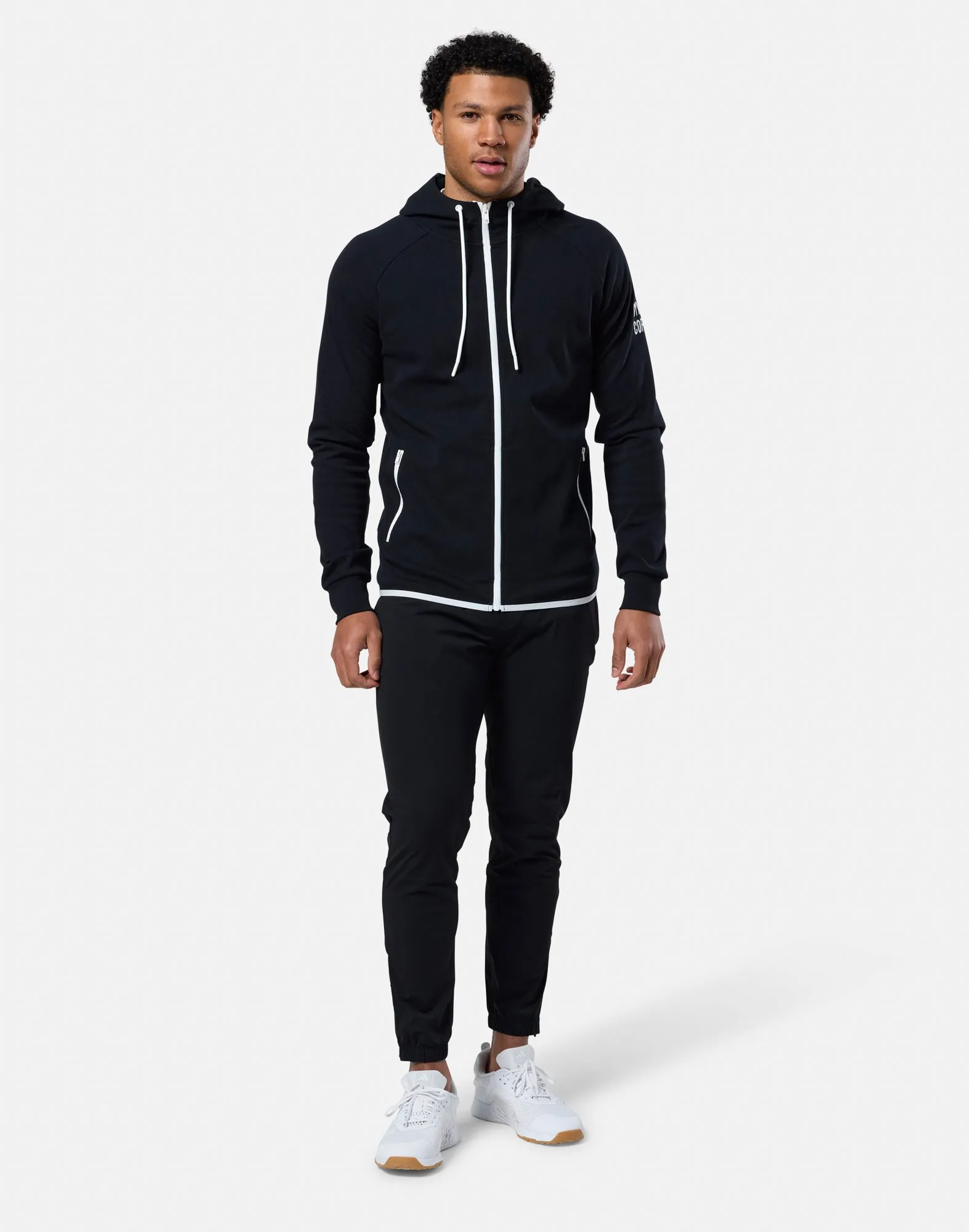 Chill Zip Hoodie in Black sold by Gym+Coffee product image thumbnail 2