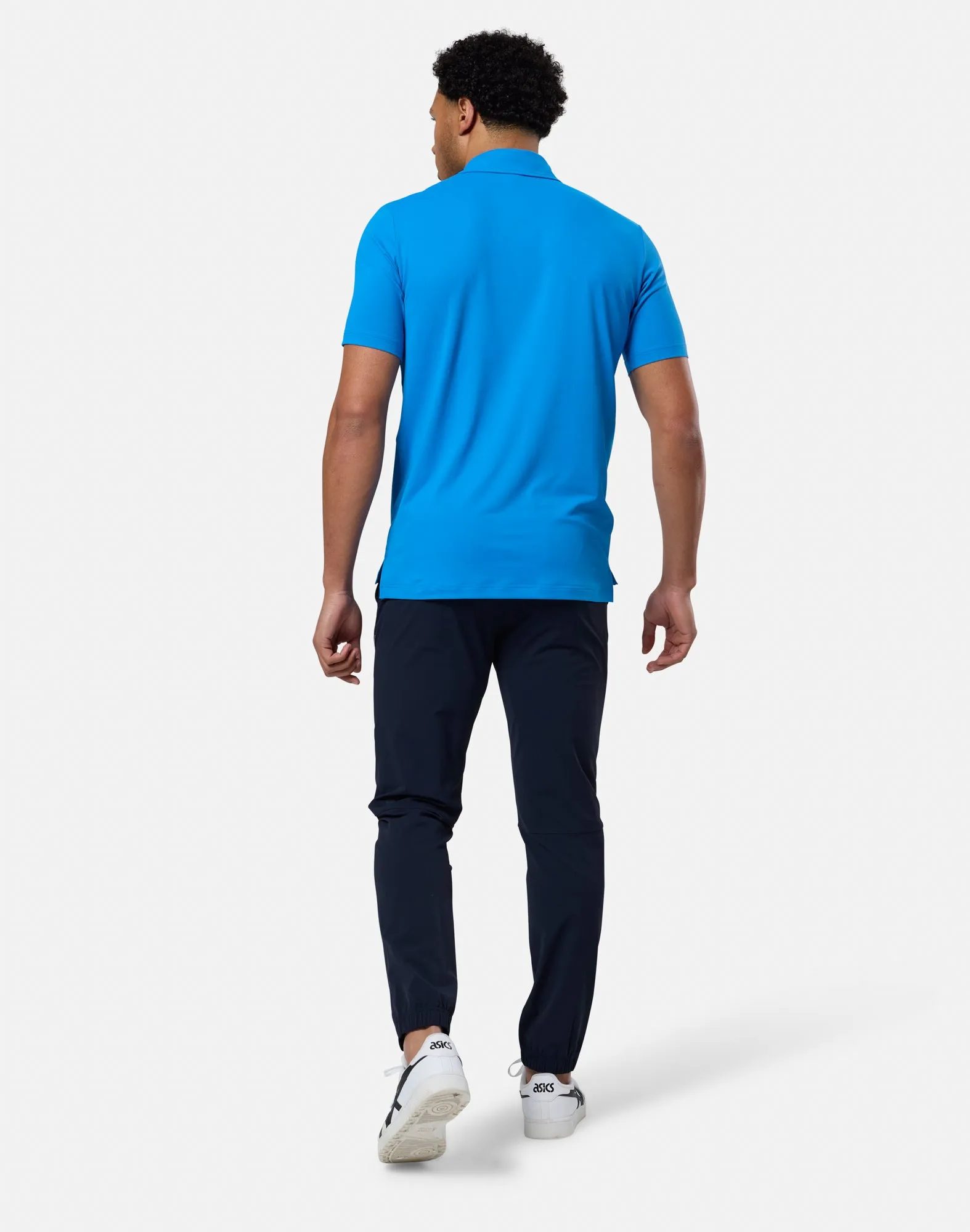 Coffee Polo Tee in Sky Blue sold by Gym+Coffee product image thumbnail 4