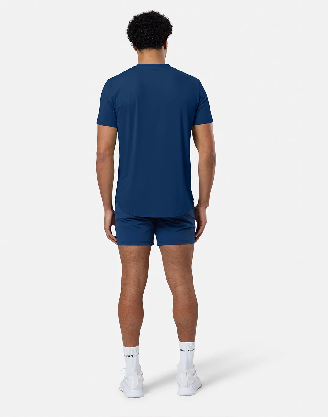 Coffee Tee in Petrol Blue sold by Gym+Coffee product image thumbnail 3