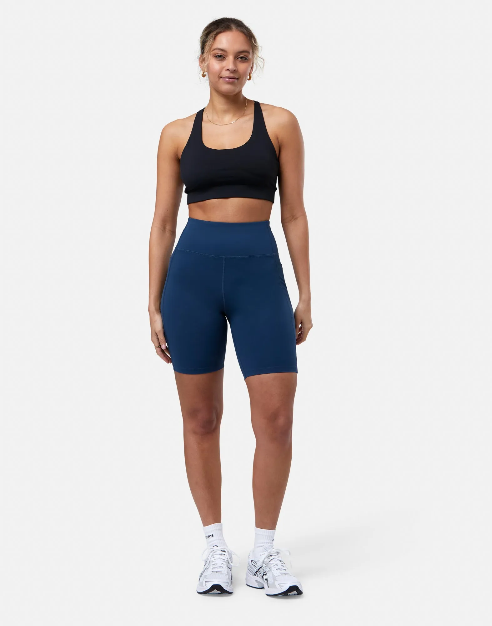 Relentless 8" Bike Short in Petrol Blue sold by Gym+Coffee product image thumbnail 2