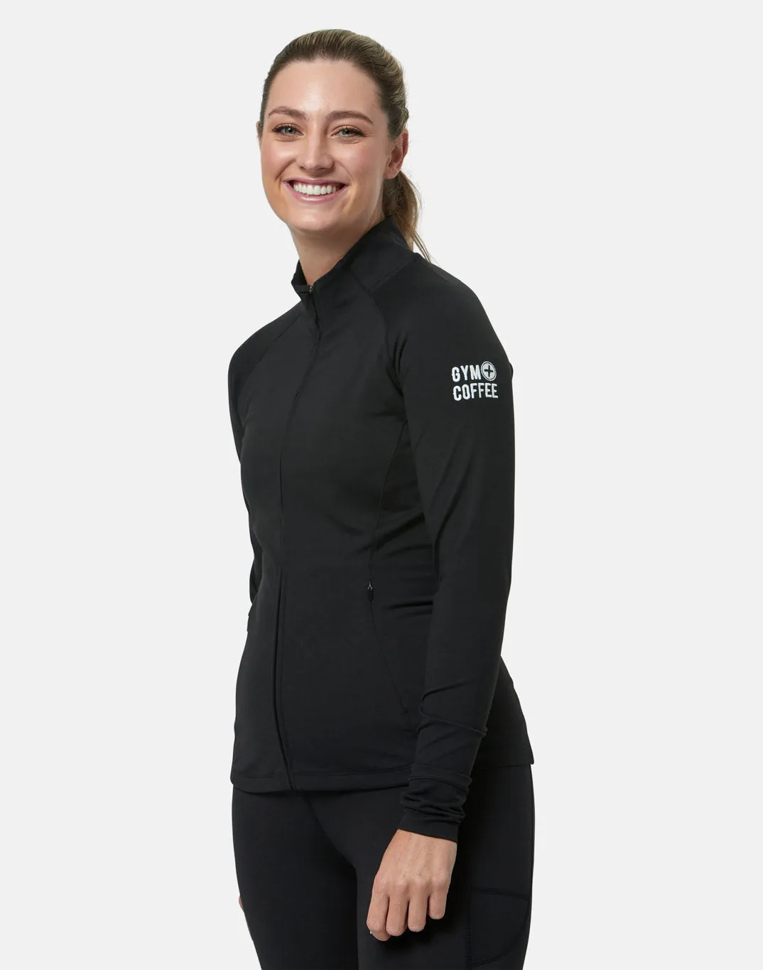 Relentless Zip in Black sold by Gym+Coffee