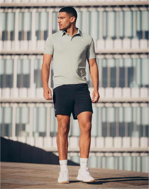 Coffee Polo Tee in Summer Green made by Gym+Coffee