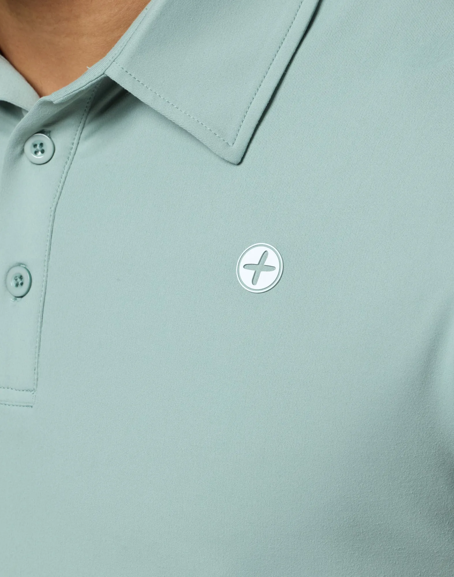 Coffee Polo Tee in Summer Green sold by Gym+Coffee product image thumbnail 3