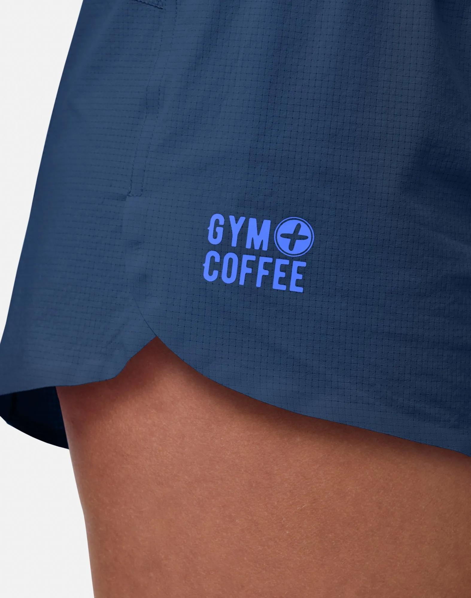 Ripstop Shorts in Petrol Blue w/ Sky Blue Trim sold by Gym+Coffee product image thumbnail 5
