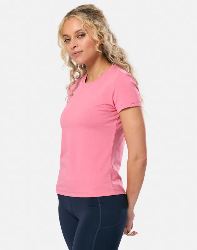 Serona Everyday Tee in Blush sold by Gym+Coffee