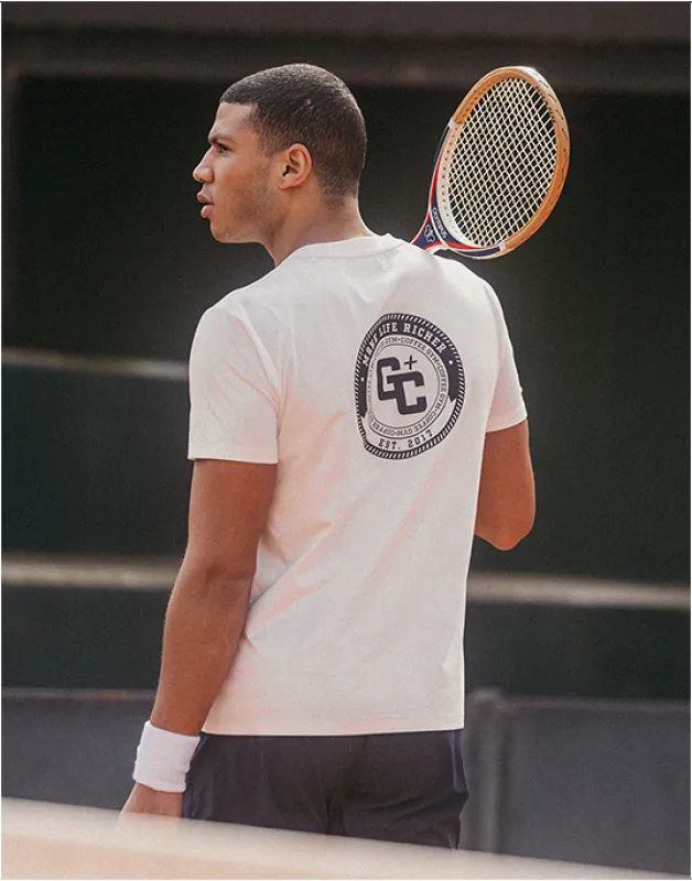 Everyday Graphic Tee in Ultra White sold by Gym+Coffee