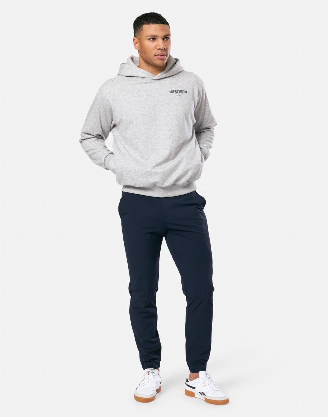 Clubhouse Hoodie in Grey Marl sold by Gym+Coffee product image thumbnail 4