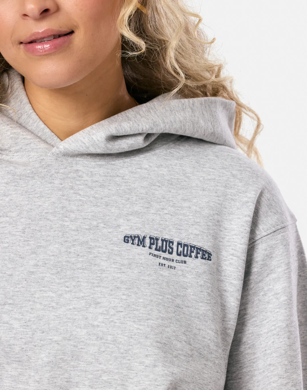 Clubhouse Hoodie in Grey Marl sold by Gym+Coffee product image thumbnail 3