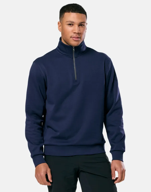 Clubhouse Half Zip in Twilight Navy sold by Gym+Coffee