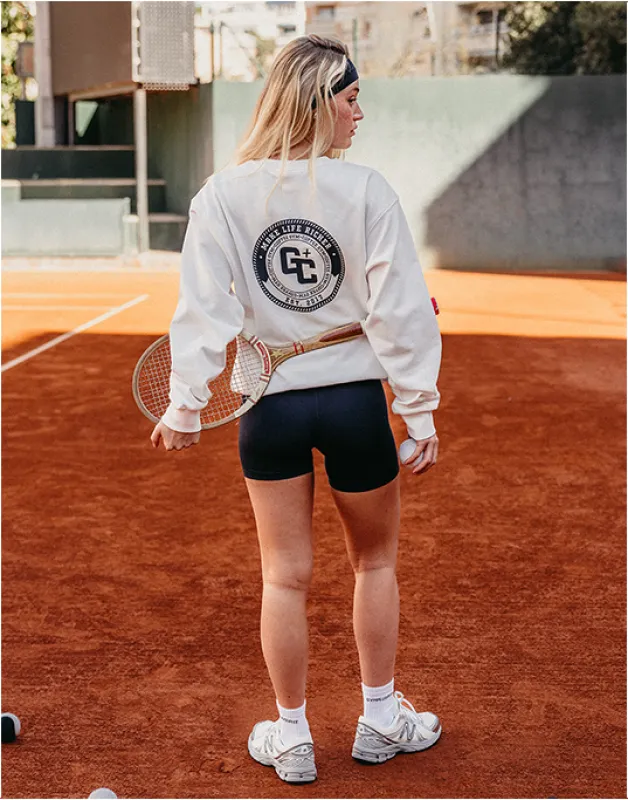Clubhouse Crew in Ultra White sold by Gym+Coffee