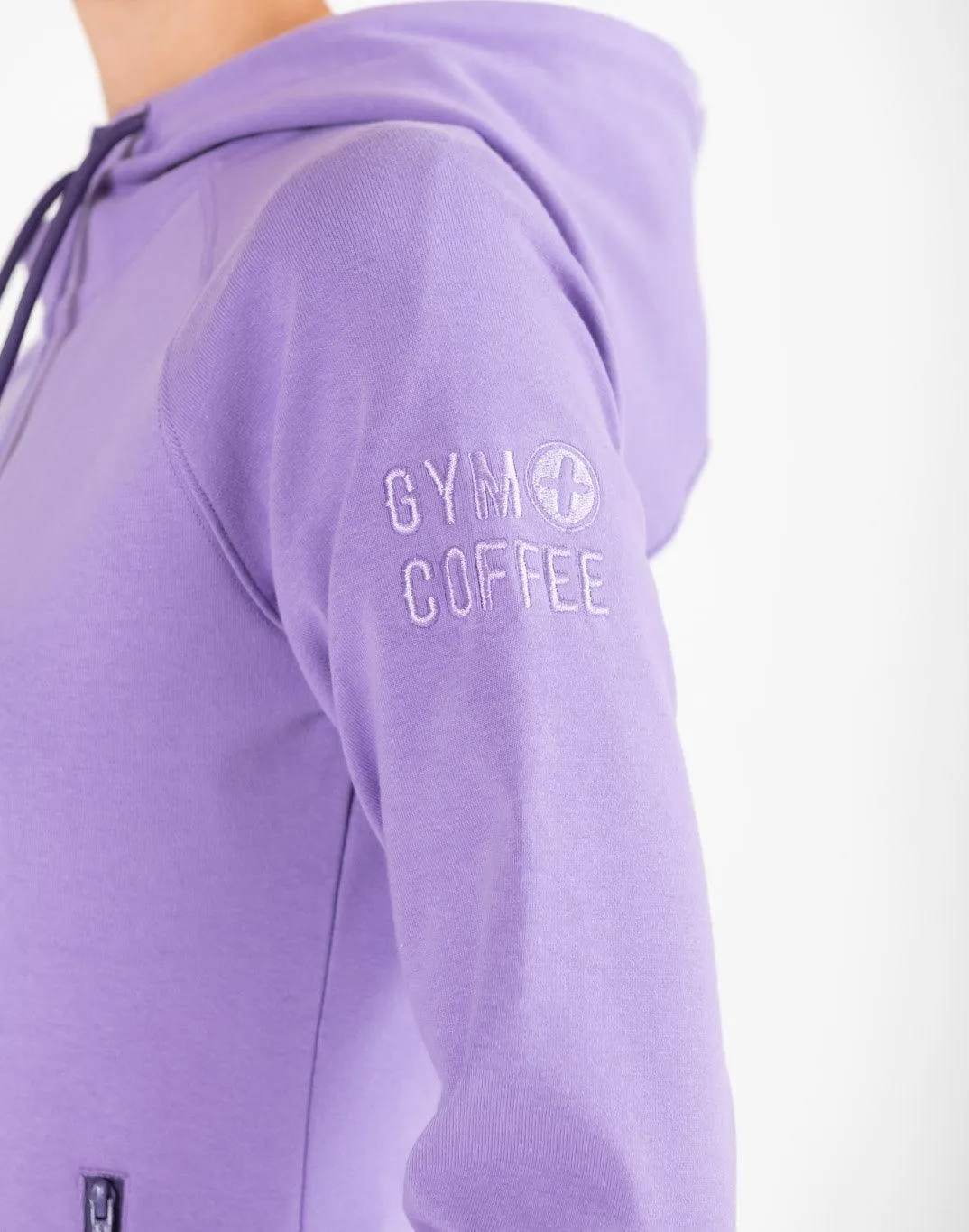 Chill Zip Hoodie in Lavender sold by Gym+Coffee product image thumbnail 2