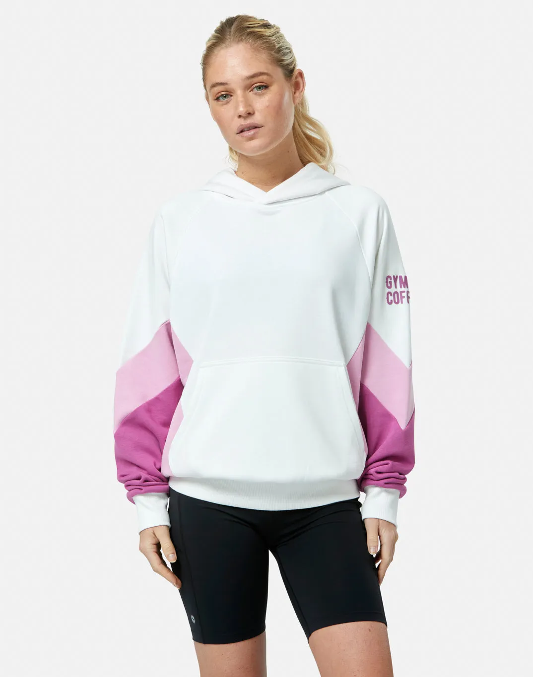 Kin Hoodie in Ultra White sold by Gym+Coffee product image thumbnail 3