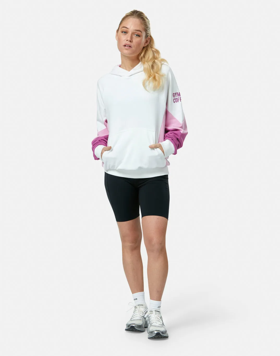 Kin Hoodie in Ultra White sold by Gym+Coffee product image thumbnail 2
