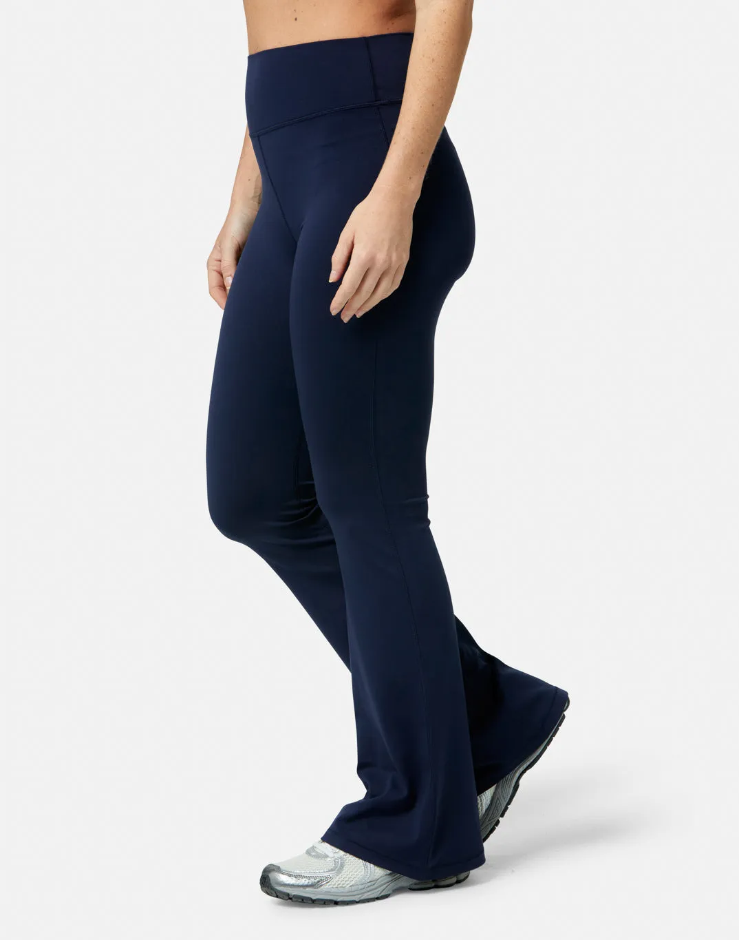 Soft-Motion Flare Legging in Twilight Navy sold by Gym+Coffee product image thumbnail 2