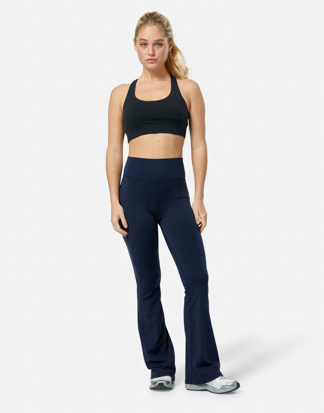 Soft-Motion Flare Legging in Twilight Navy sold by Gym+Coffee product image thumbnail 5