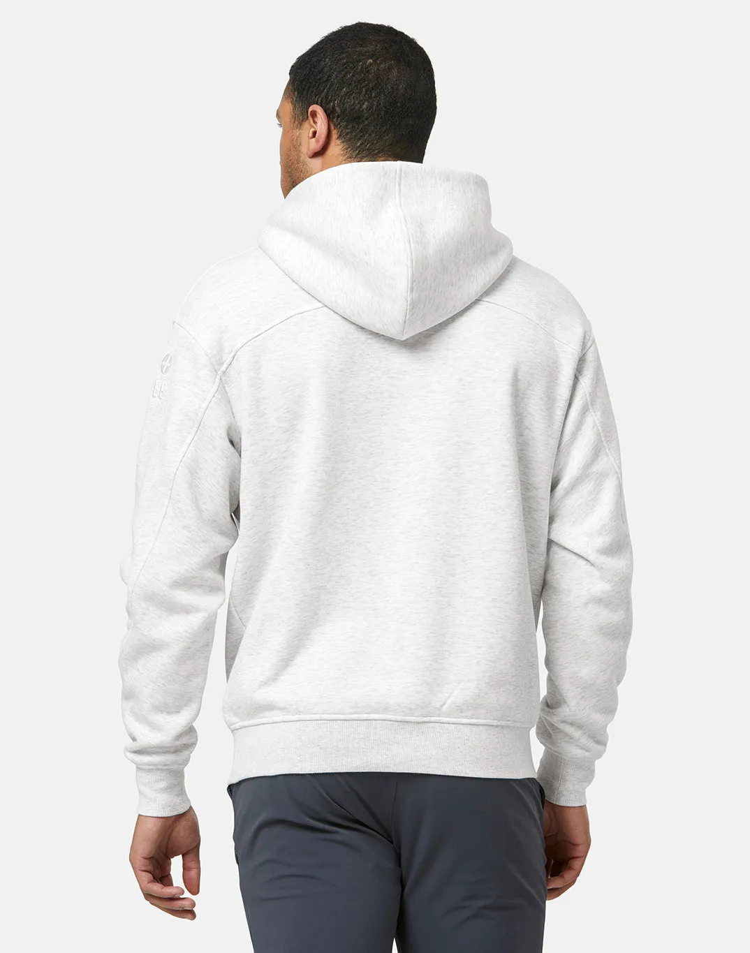 Sierra Drift Hoodie in White Marl sold by Gym+Coffee product image thumbnail 3