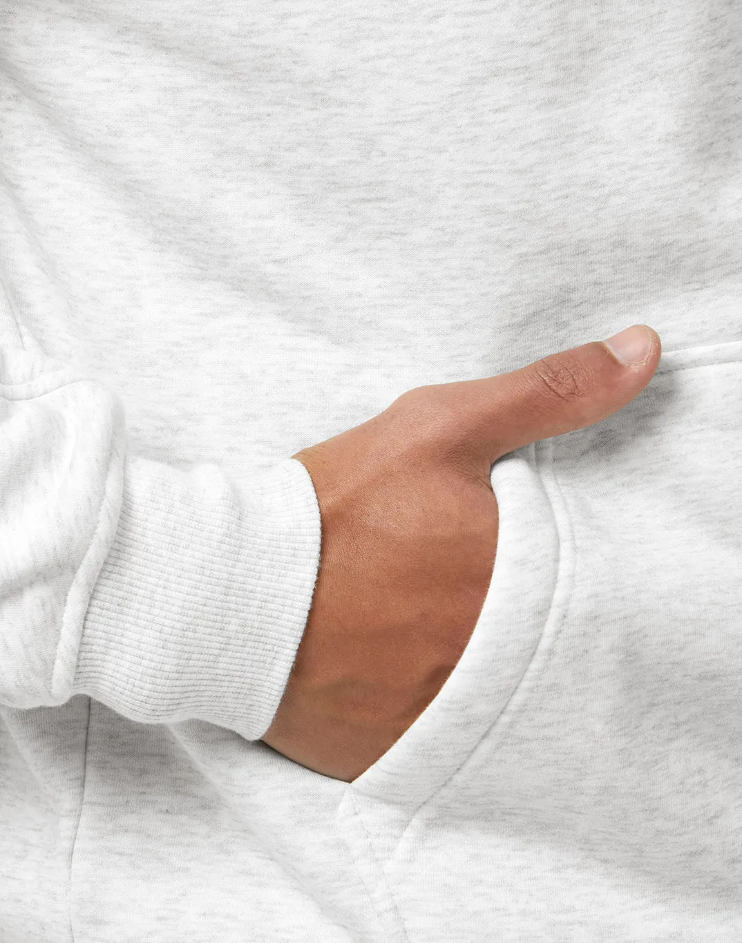 Sierra Drift Hoodie in White Marl sold by Gym+Coffee product image thumbnail 5