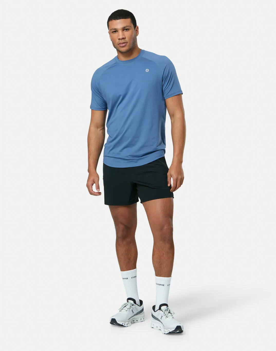 Relentless Tee in Oasis Blue sold by Gym+Coffee product image thumbnail 2