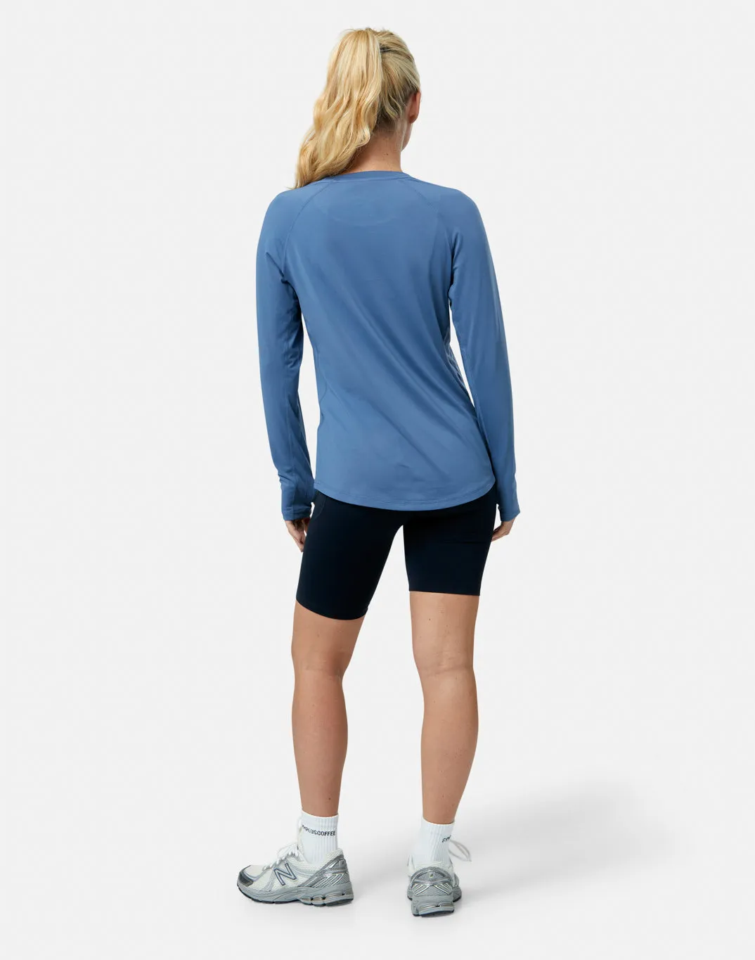 Relentless Long Sleeve in Oasis Blue sold by Gym+Coffee product image thumbnail 3