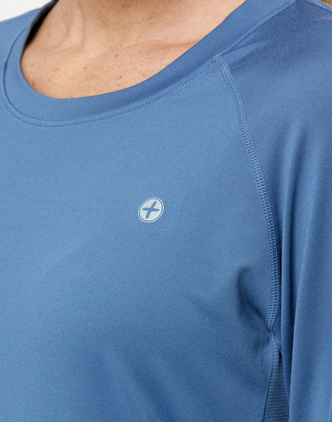 Relentless Long Sleeve in Oasis Blue sold by Gym+Coffee product image thumbnail 5