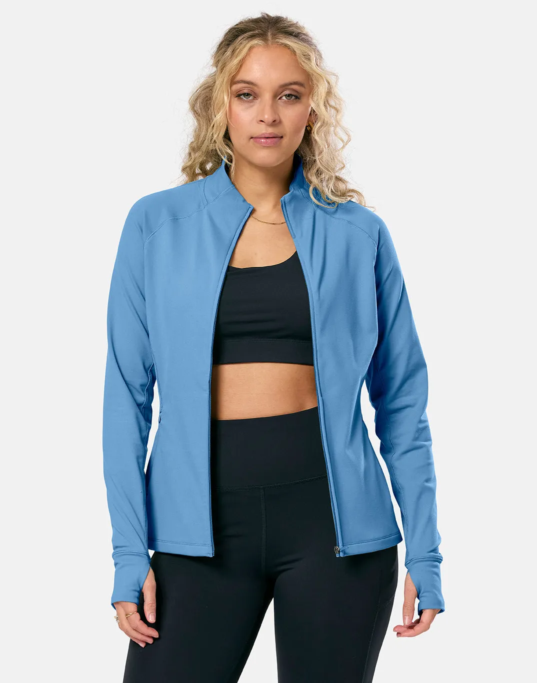 Relentless Full Zip in Oasis Blue sold by Gym+Coffee product image thumbnail 4