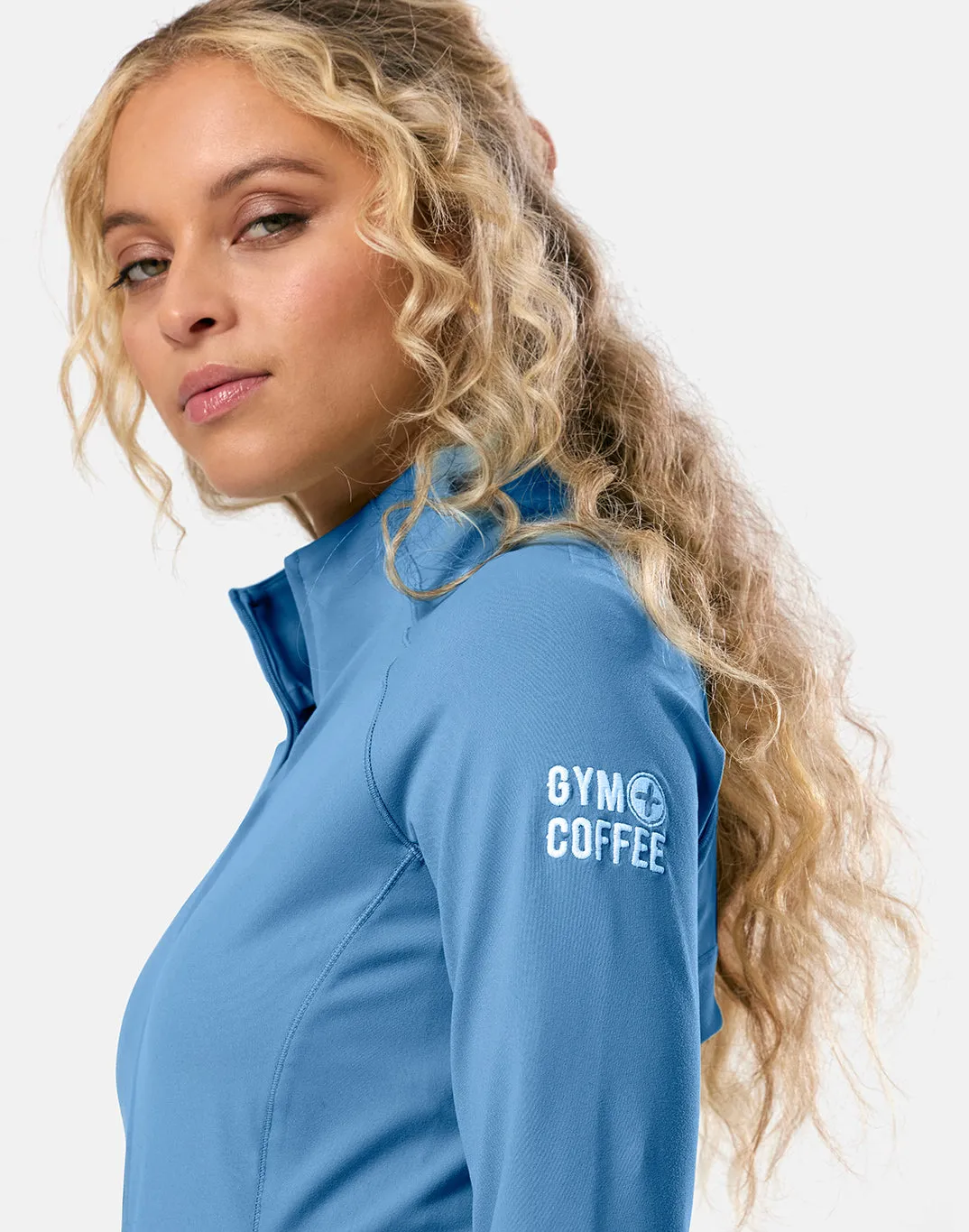 Relentless Full Zip in Oasis Blue sold by Gym+Coffee product image thumbnail 5