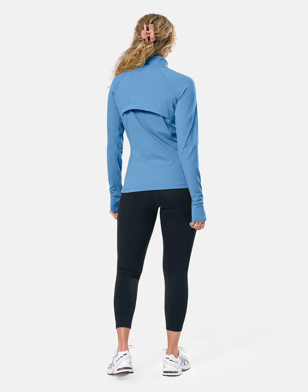 Relentless Full Zip in Oasis Blue sold by Gym+Coffee product image thumbnail 3