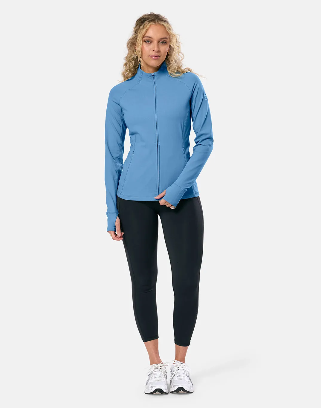 Relentless Full Zip in Oasis Blue sold by Gym+Coffee product image thumbnail 2