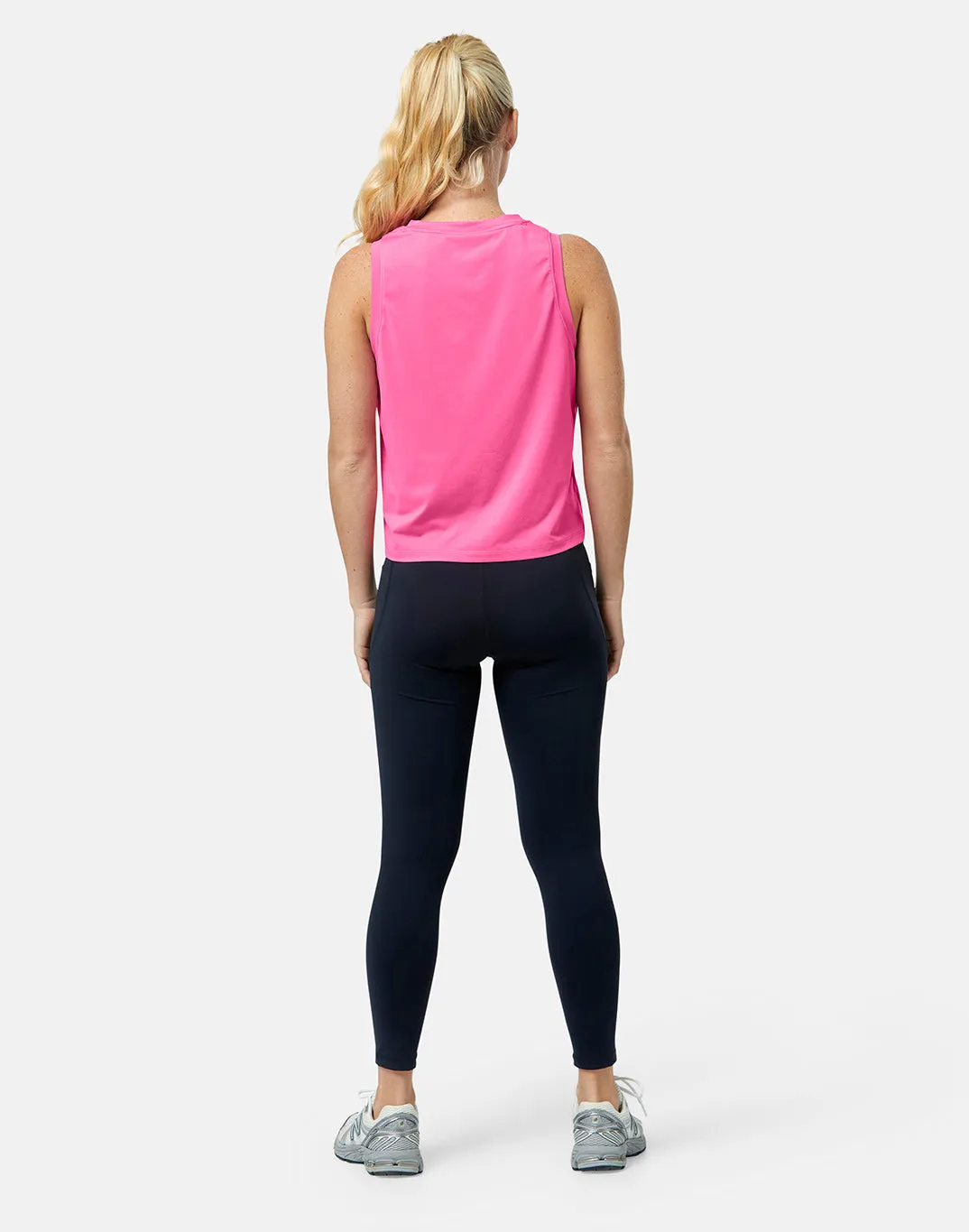 Boxy Crop Tank in Sangria Sunset sold by Gym+Coffee product image thumbnail 3