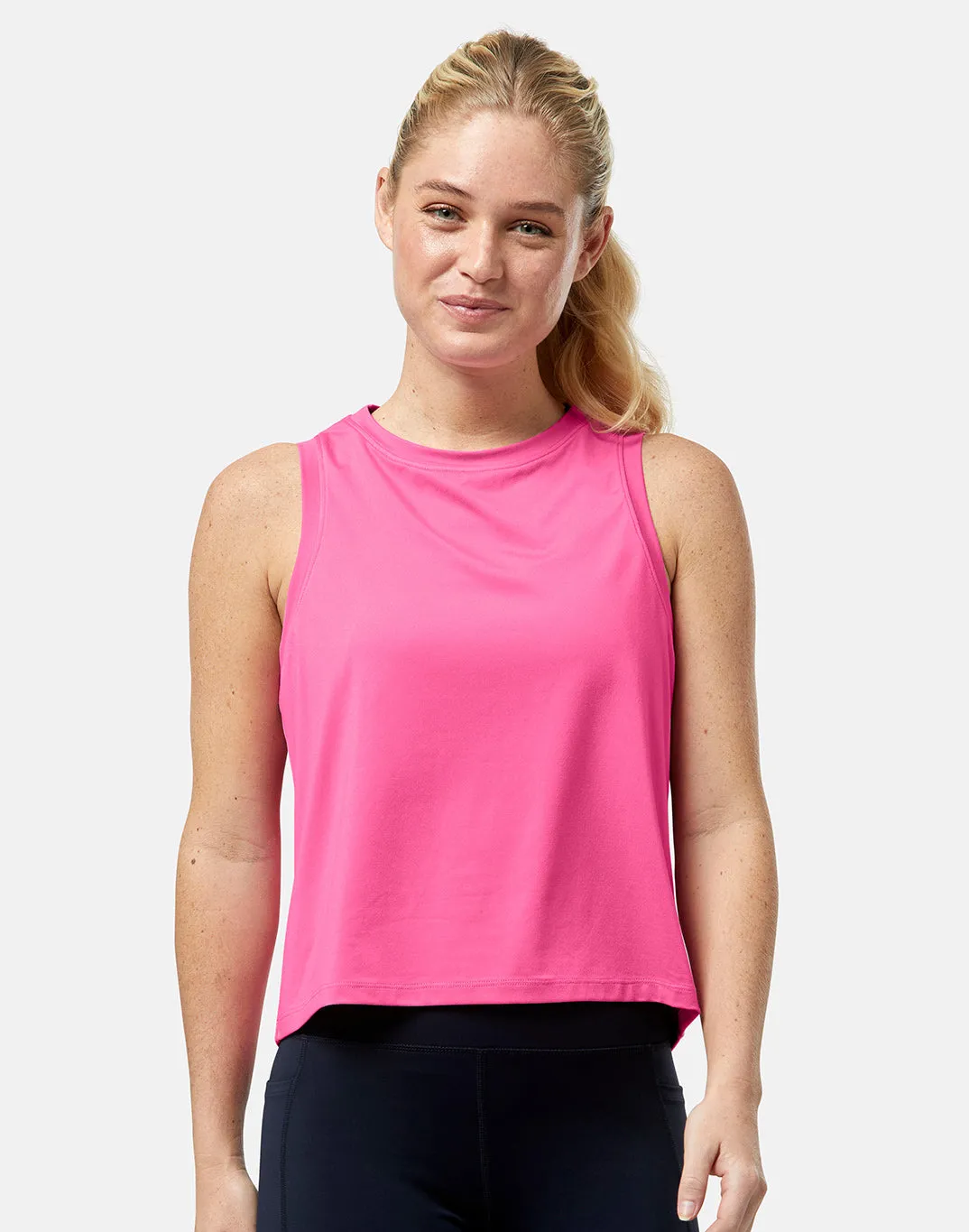 Boxy Crop Tank in Sangria Sunset sold by Gym+Coffee product image thumbnail 4