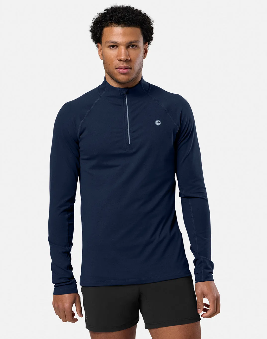 Relentless 1/4 Zip in Twilight Navy sold by Gym+Coffee