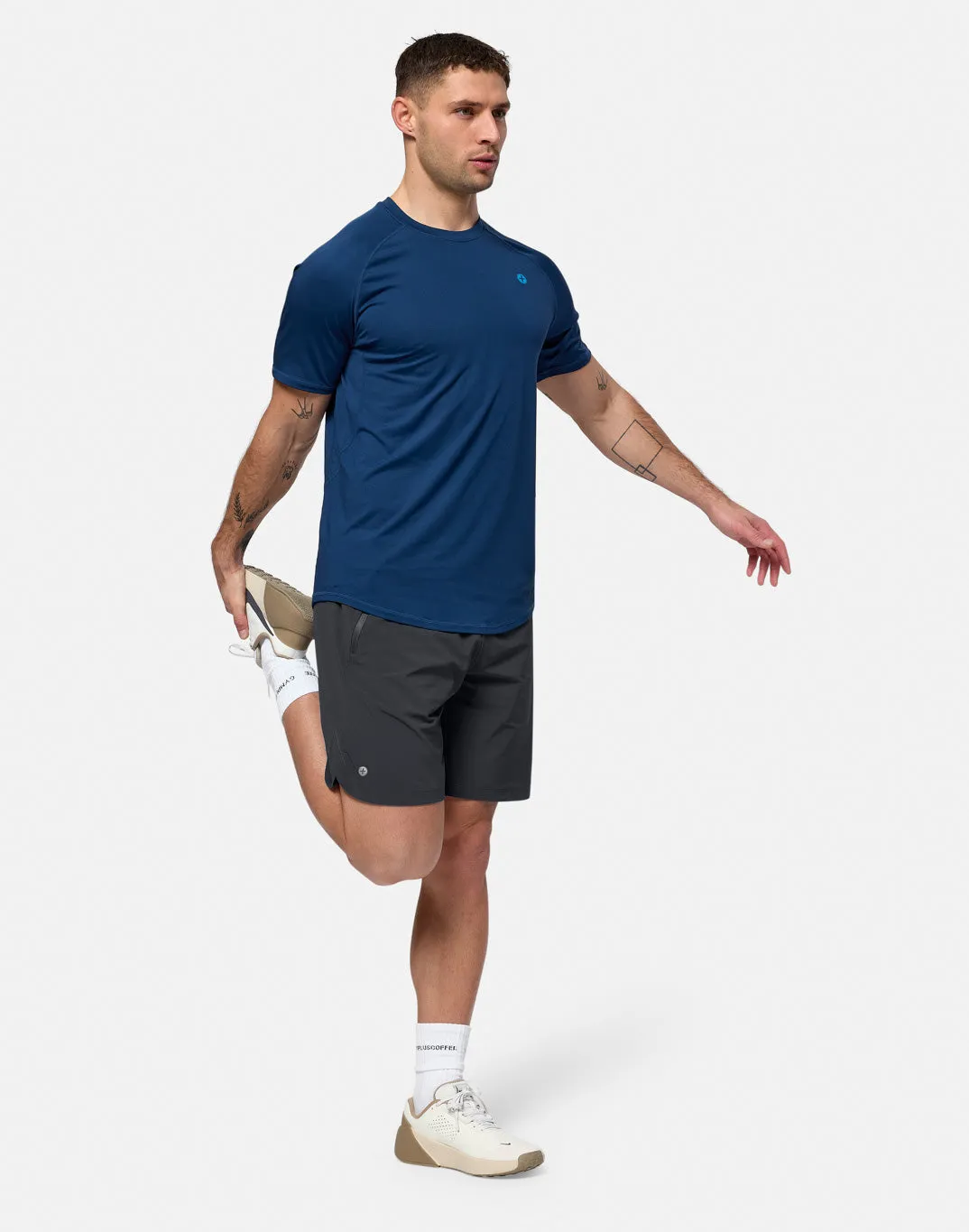 Relentless 7" Shorts in Midnight Grey sold by Gym+Coffee