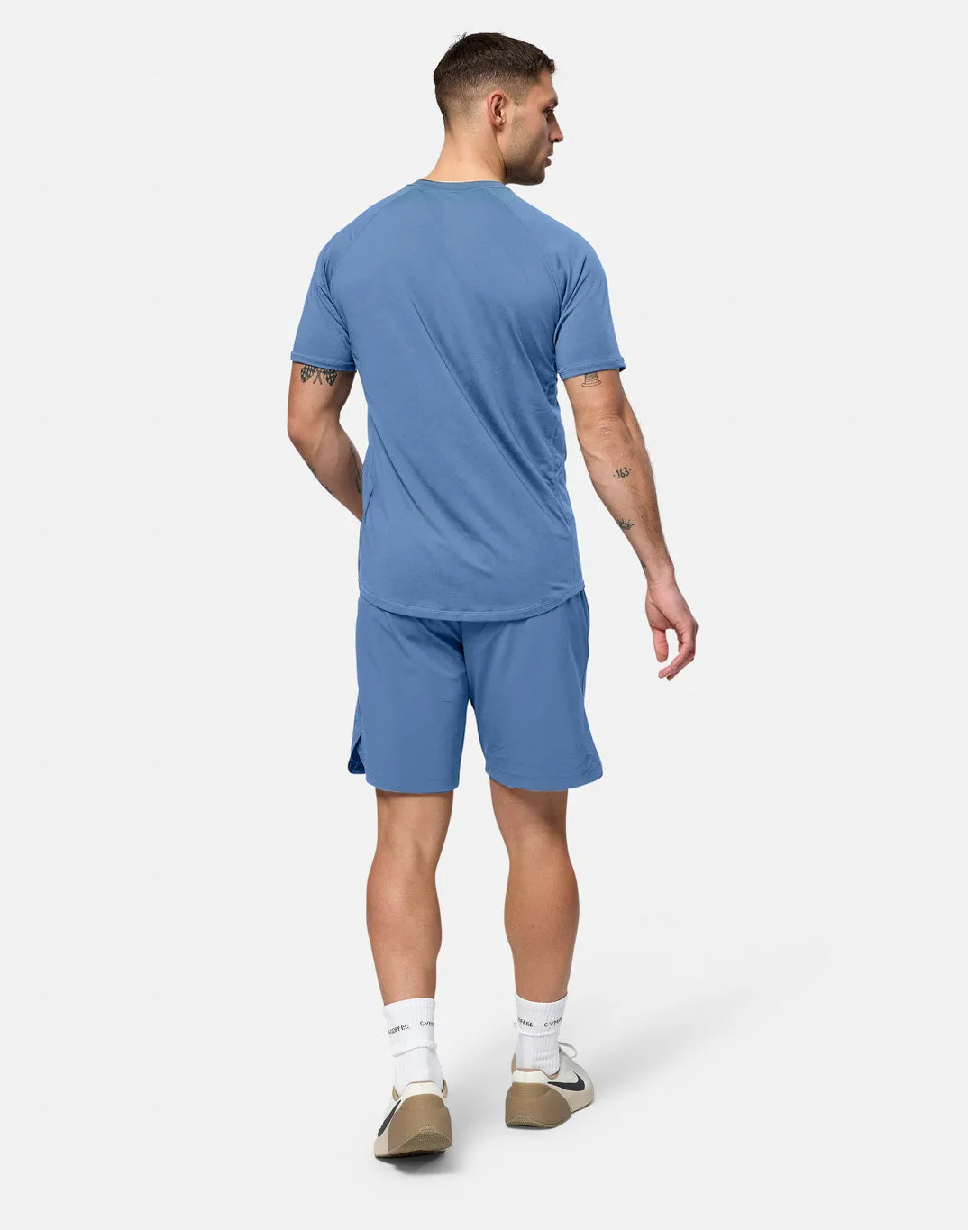 Relentless 7" Shorts in Oasis Blue sold by Gym+Coffee product image thumbnail 5