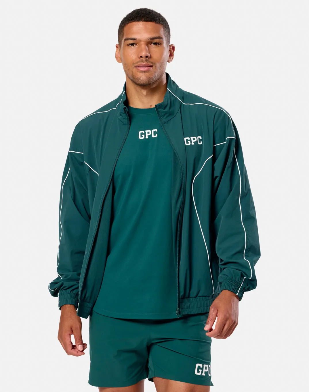 GPC Train Jacket in Amazon Green sold by Gym+Coffee product image thumbnail 3